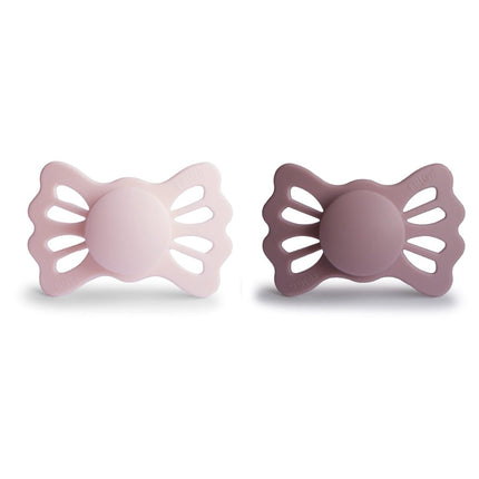 Frigg Speen Maat 2 Lucky White Lilac/Twilight Mauve Silicone 2 - Pack koop je bij Babywinkel