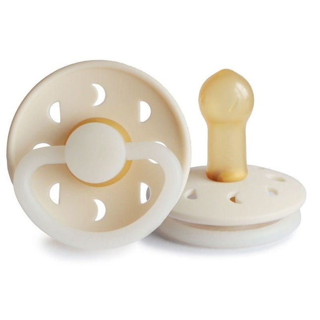 Frigg Speen Maat 2 Moon Night Cream Latex koop je bij Babywinkel