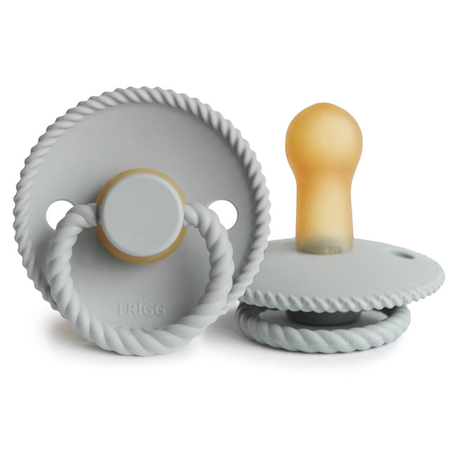 Frigg Speen Maat 2 Rope Silver Gray Latex koop je bij Babywinkel