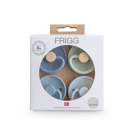 Frigg Speen Maat 2 Skyline Serenity Silicone 4St koop je bij Babywinkel