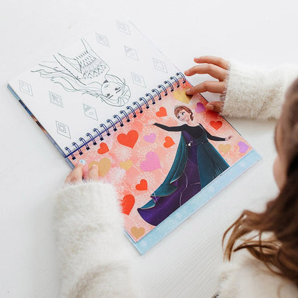 Frozen Knutsel Boek Nummer Stickeren koop je bij Babywinkel