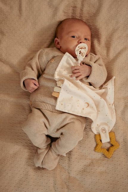Little Dutch Baby Broekje Gebreid Soft Beige Melee koop je bij Babywinkel