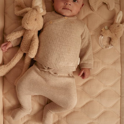 Little Dutch Baby Broekje Gebreid Soft Beige Melee koop je bij Babywinkel