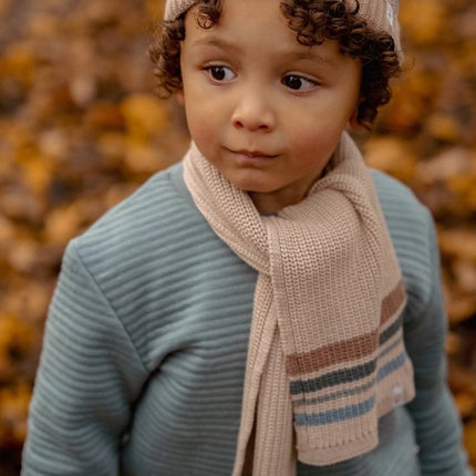 Little Dutch Babysjaal Gebreid Taupe koop je bij Babywinkel
