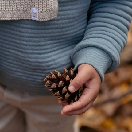 Little Dutch Babysjaal Gebreid Taupe koop je bij Babywinkel