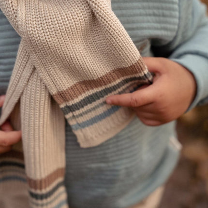 Little Dutch Babysjaal Gebreid Taupe koop je bij Babywinkel