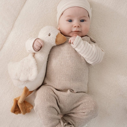 Little Dutch Babyslofjes Gebreid Soft Beige Melee koop je bij Babywinkel
