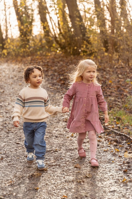 Little Dutch Baby Trui Lange Mouw Gebreid Sand koop je bij Babywinkel