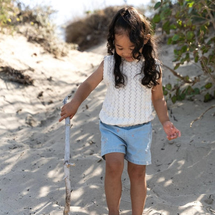 Gebried singlet Creme koop je bij Babywinkel