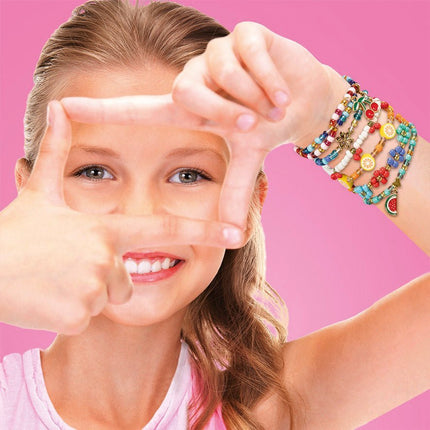 Gekleurde Knutselset Fruit/ Bloemen Armbanden Maken koop je bij Babywinkel