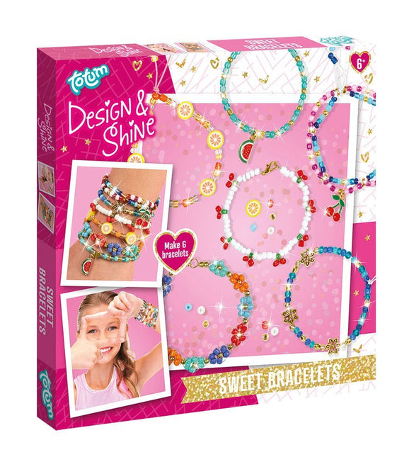 Gekleurde Knutselset Fruit/ Bloemen Armbanden Maken koop je bij Babywinkel