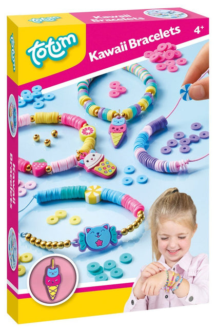 Gekleurde Knutselset Kawaii Armbanden Maken 4st koop je bij Babywinkel