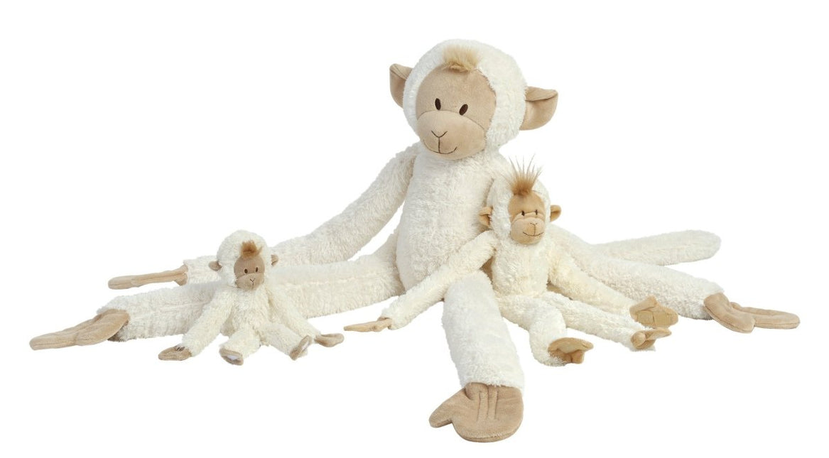 Happy Horse Knuffel Hangende Aap White 42cm koop je bij Babywinkel