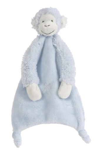 Happy Horse Knuffeldoekje Aap Mickey Blue 28cm koop je bij Babywinkel