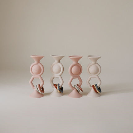 Mushie Zuignap Speeltje Pastel Roze 14,5Cm koop je bij Babywinkel