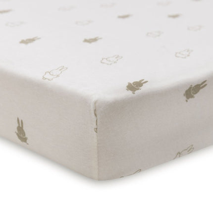 Jollein Hoeslaken Peuter Happy Miffy Olive Green 40/50X80/90Cm koop je bij Babywinkel