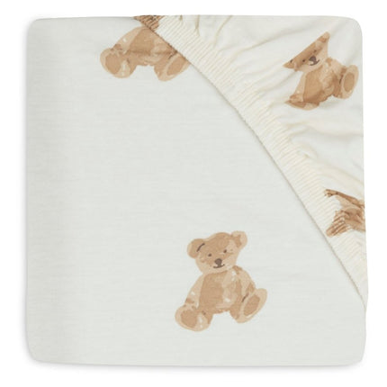 Jollein Hoeslaken Ledikant Teddy Bear 60X120Cm koop je bij Babywinkel