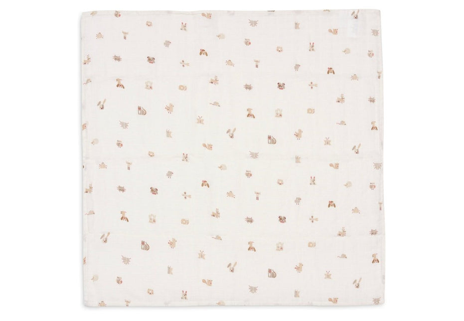 Jollein Hydrofiele Doek Animal Friends 70Cm 3St koop je bij Babywinkel