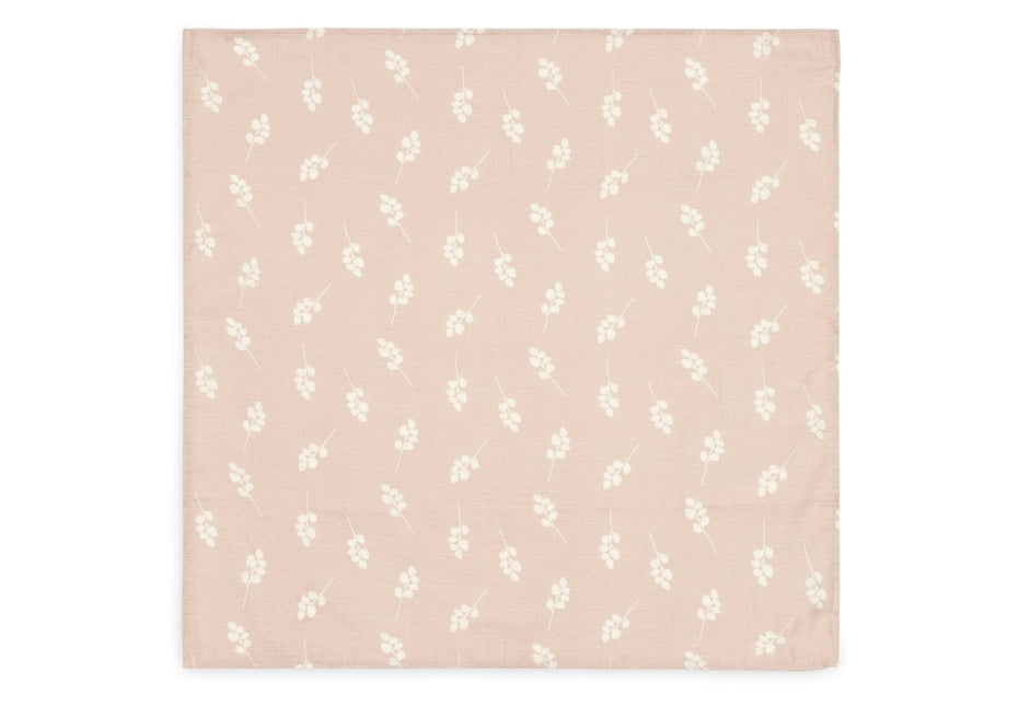 Jollein Hydrofiele Doek Twig Wild Rose 70X70Cm 3 Stuks koop je bij Babywinkel