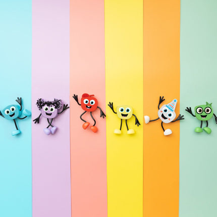 Glopals Badspeelgoed Sensorisch Light - Up Poppetje en Cubes Lumi koop je bij Babywinkel