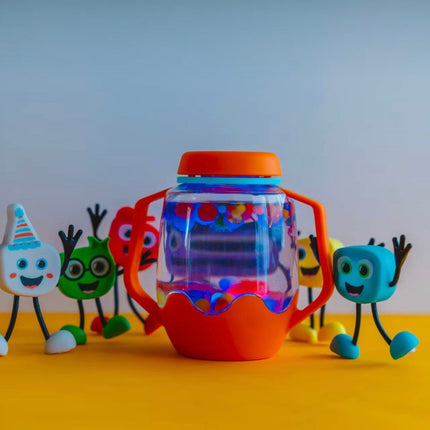 Glopals Badspeelgoed Sensorisch Light - Up Poppetje en Cubes Lumi koop je bij Babywinkel