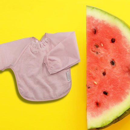 Silly Billyz Slabbetje Small Met Lange Mouwen Antique Pink koop je bij Babywinkel