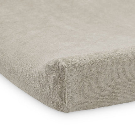 Jollein Aankleedkussenhoes Badstof Nougat 50x70m 2st koop je bij Babywinkel