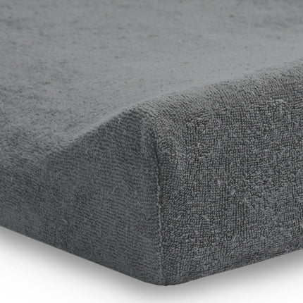 Jollein Aankleedkussenhoes Badstof Storm Grey 50x70cm koop je bij Babywinkel