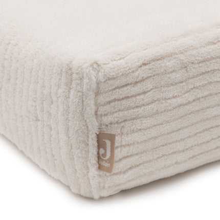 Jollein Aankleedkussenhoes Cloudy Rib/ Oatmeal 50X70Cm koop je bij Babywinkel