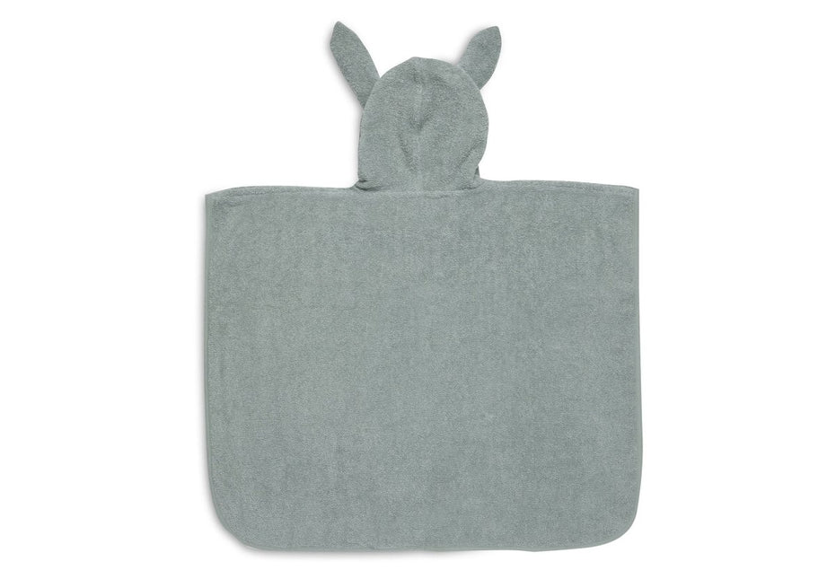 Jollein Badponcho Met Oren Ash Green koop je bij Babywinkel