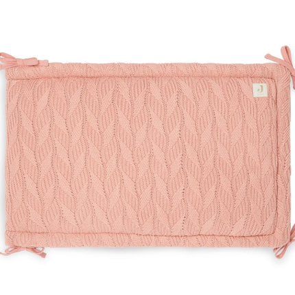 Jollein Bedomrander Spring Knit Rosewood 35x180cm koop je bij Babywinkel