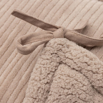 Jollein Boxbumper Cloudy Rib/ Milky Coffee 180X30Cm koop je bij Babywinkel