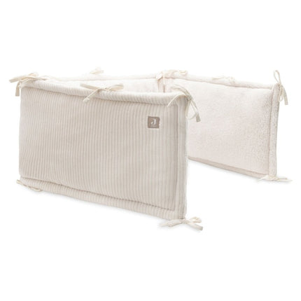 Jollein Boxbumper Cloudy Rib/ Oatmeal 180X30Cm koop je bij Babywinkel