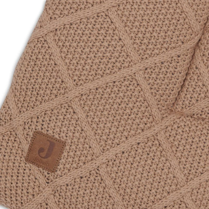 Jollein Boxkleed Check Knit Biscuit 75 X 95 Cm koop je bij Babywinkel