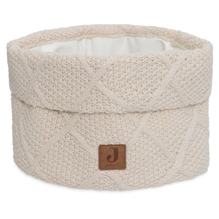 Jollein Commodemandje Check Knit Oatmeal koop je bij Babywinkel
