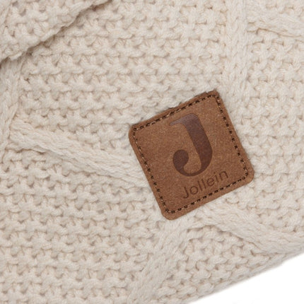 Jollein Commodemandje Check Knit Oatmeal koop je bij Babywinkel