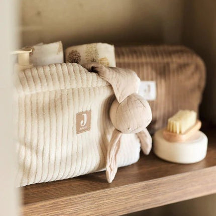 Jollein Etui Coudy Rib/ Milky Coffee koop je bij Babywinkel