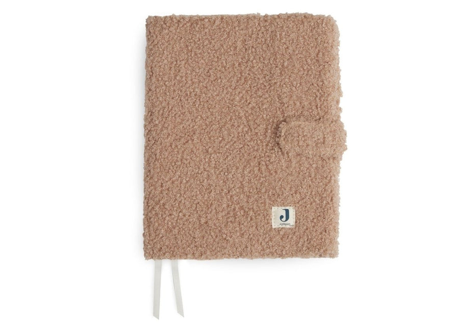 Jollein Groeiboekje Hoes Boucle Biscuit koop je bij Babywinkel