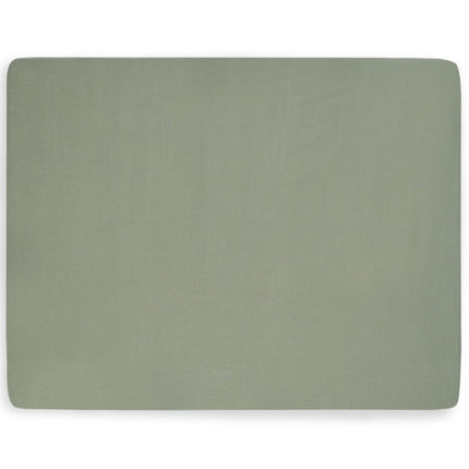 Jollein Hoeslaken Jersey Boxmatras Ash Green 75x95cm 2st koop je bij Babywinkel