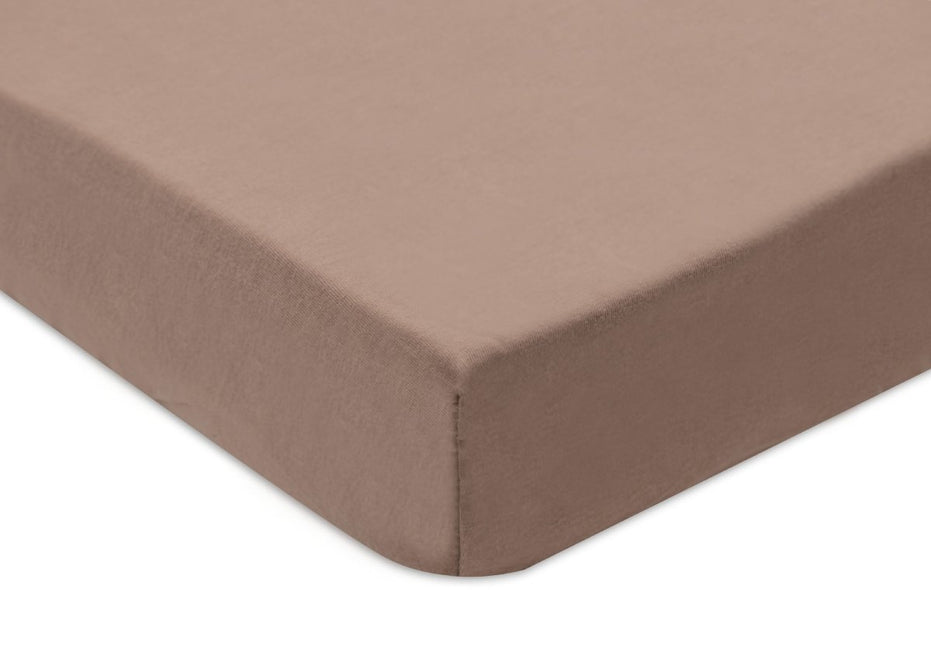Jollein Hoeslaken Peuter Milky Coffee/ Ivory 75X140Cm 2St koop je bij Babywinkel