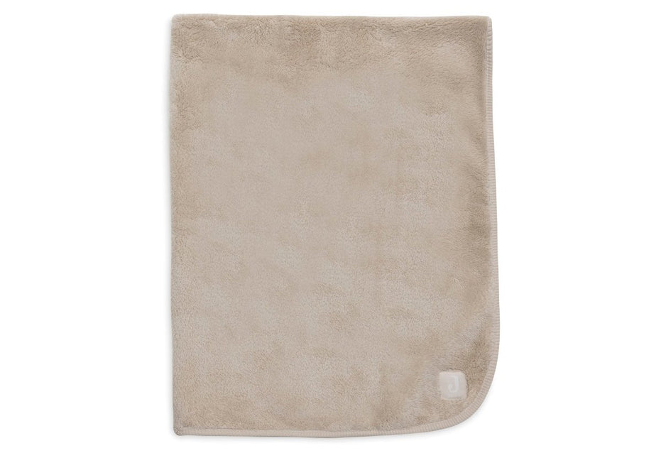 Jollein Ledikantdeken Basic Jersey/Sherpa - Warm Sand 100X150Cm koop je bij Babywinkel