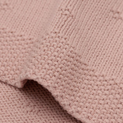 Jollein Ledikantdeken Cosy Knit Wild Rose 100 X 150 Cm koop je bij Babywinkel