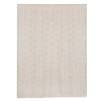 Jollein Ledikantdeken Shell Knit Nougat 100x150cm koop je bij Babywinkel