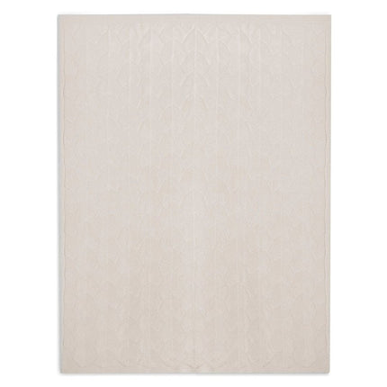 Jollein Ledikantdeken Shell Knit Nougat 100x150cm koop je bij Babywinkel