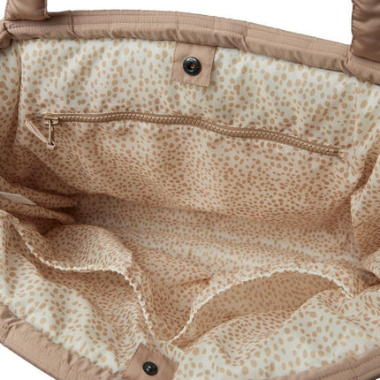 Jollein Luiertas Puffed Bag Biscuit koop je bij Babywinkel