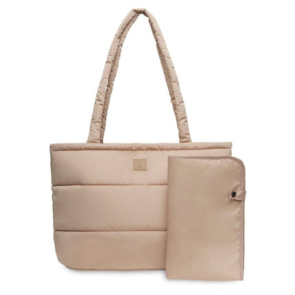 Jollein Luiertas Puffed Bag Biscuit koop je bij Babywinkel