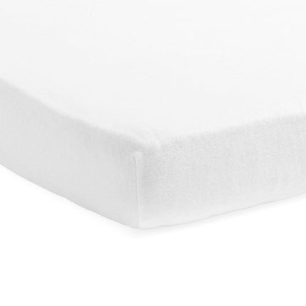 Jollein Molton Hoeslaken Wit 60x120cm koop je bij Babywinkel