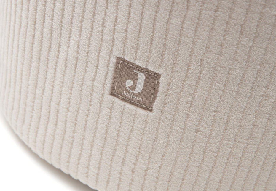 Jollein Opbergmand Cloudy Rib/Oatmeal koop je bij Babywinkel