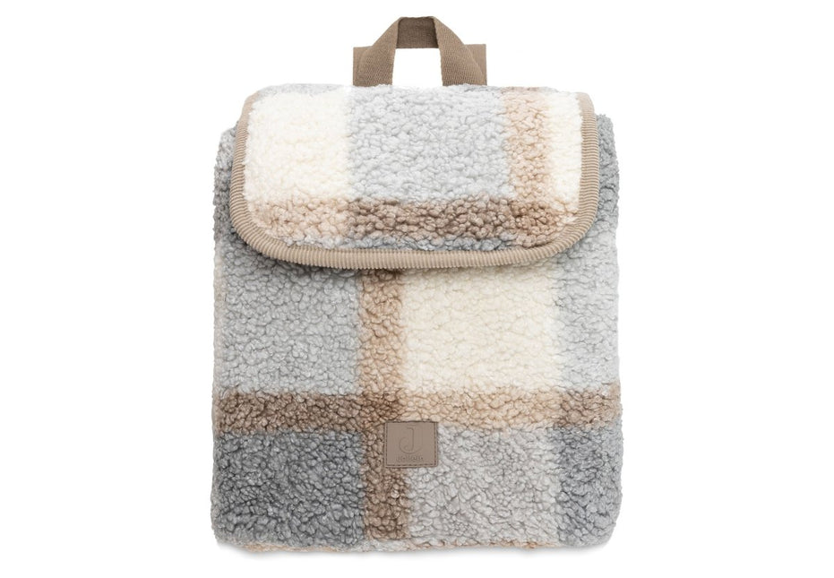 Jollein Rugzak Check Boucle koop je bij Babywinkel