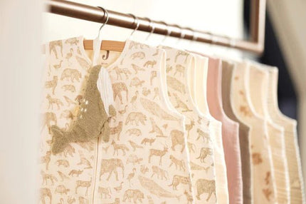 Jollein Slaapzak Baby Hydrofiel Animals Olive Green koop je bij Babywinkel